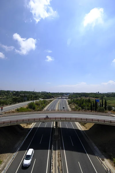 Ap7 Estrada Caminho Cidade Vilaseca Província Tarragona Catalunha Espanha — Fotografia de Stock