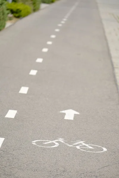 西班牙加泰罗尼亚的 Vilaseca 自行车专用路径 — 图库照片