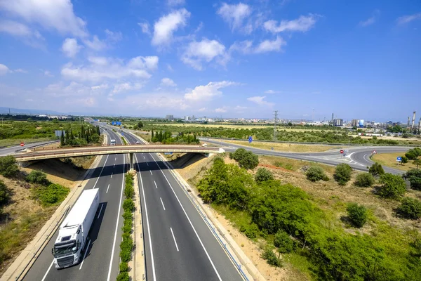 Vilaseca Tarragone Espagne Mai 2018 Autoroute Ap7 Proximité Ville Vilaseca — Photo