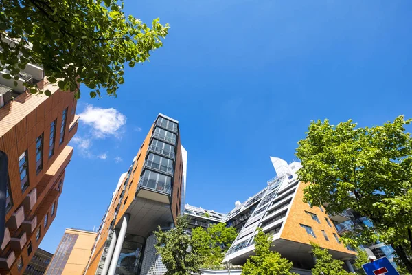 Berlín Alemania Agosto 2017 Plaza Tpotsdamer Platz Edificios Calle Linkstrasse — Foto de Stock