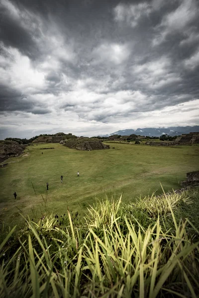 Monte Alban Oaxaca México Octubre 2017 Sitio Arqueológico Monte Alban —  Fotos de Stock