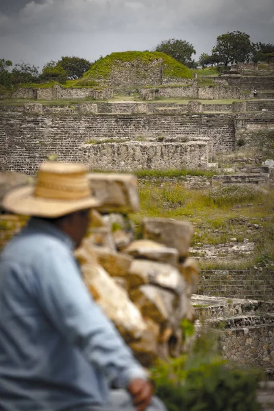 Monte Alban Oaxaca Mexico October 2017 Archaeological Site Monte Alban — Stock Photo, Image