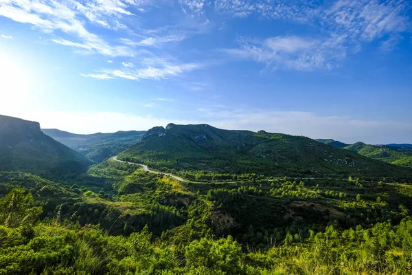 Doğal park Garraf Katalonya İspanya Barcelona il içinde manzara