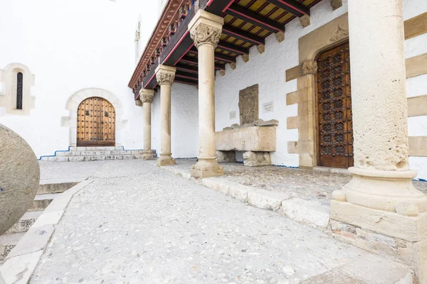 Detalle Arquitectónico Fachada Del Museo Maricel Centro Ciudad Sitges Provincia — Foto de Stock