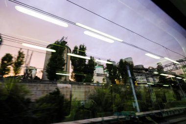 Sanayi ve Katalonya İspanya Barselona'da çevresinde taşıma