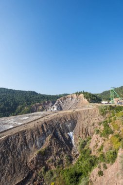 Katalonya İspanya'dış görünümü Cardona tuz Dağı'nın en büyük Avrupa'nın kendi türünde bulunan