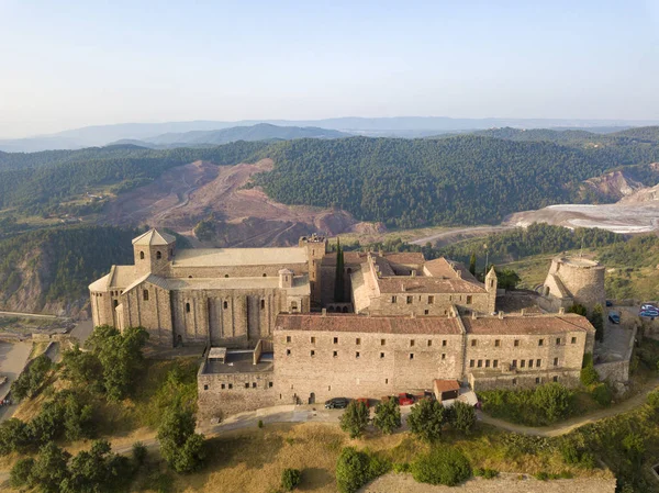 Vue Aérienne Château Cardona Catalogne Espagne — Photo