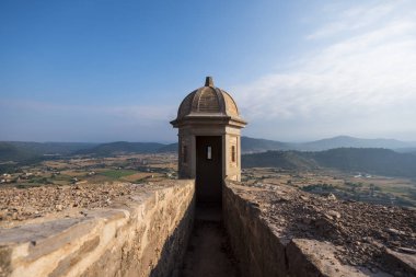 Görünüm Katalonya İspanya Cardona Kalesi