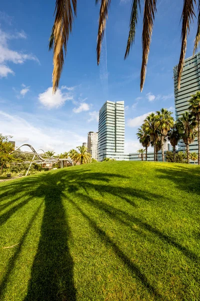 Barcelona España Octubre 2018 Zona Diagonal Mar Capital Catalana Cuenta — Foto de Stock