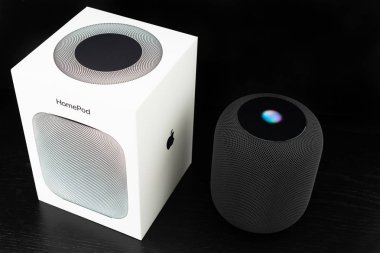 Bir elma Homepod hoparlör unboxing