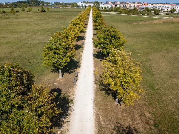 Aerial view on Scharnhauser Park near Stuttgart, Germany — Stock Photo, Image