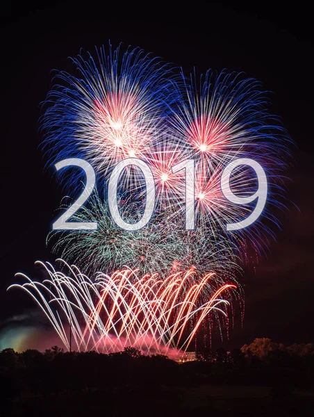 Happy New Year 2019 — Stock Photo, Image