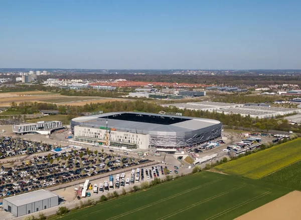 Wwk aréna - a hivatalos labdarúgó stadion Fc Augsburg — Stock Fotó