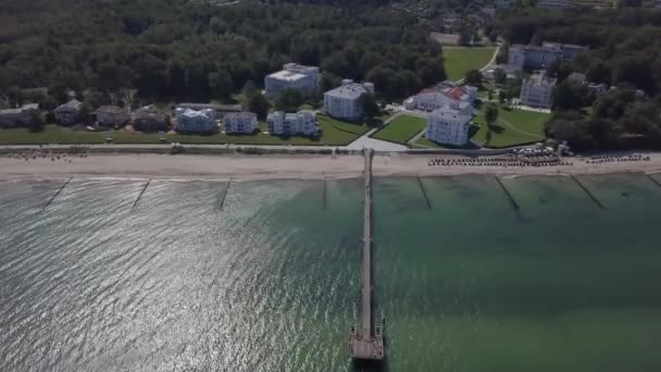 Heiligendamm in bad doberan, deutschland — Stockvideo