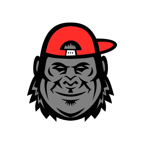 Maskotka do noszenia Gorilla Cap — Wektor stockowy