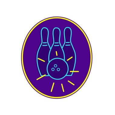 On Pin Bowling Neon İşareti