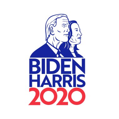 30 Ağustos 2020, AUCKLAND, NEW ZEALAND: 2020 ABD başkan ve başkan yardımcısı adayı Demokrat Joe Biden ve Kamala Harris 'in retro tarzı metinleriyle.