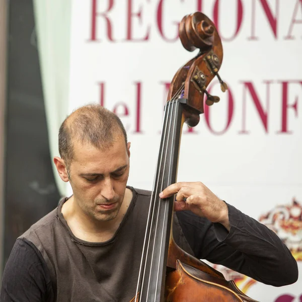 June 2018 Casale Monferrato Italy Musician Federico Marchesano Plays Live — Stock Photo, Image