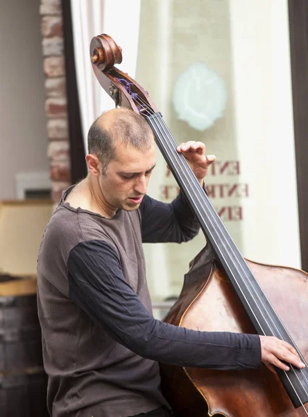 June 2018 Casale Monferrato Italy Musician Federico Marchesano Plays Live — Stock Photo, Image