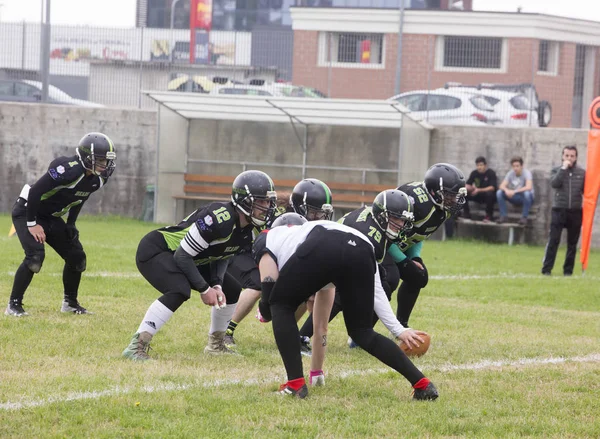 Novembre 2018 Alessandria Italia Lega Italiana Calcio Americano Immagine Del — Foto Stock