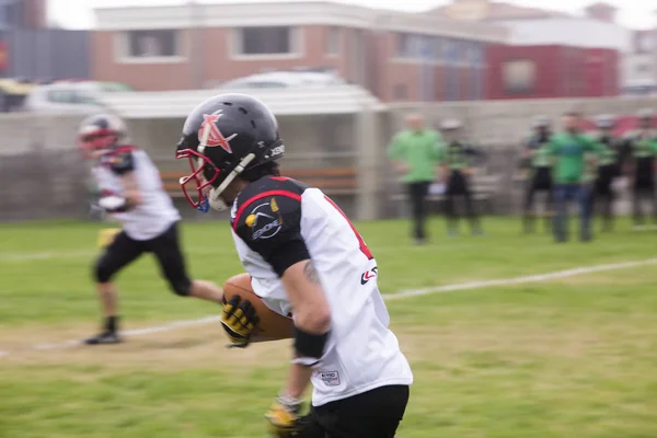 Novembro 2018 Alessandria Itália Para Italiana League American Football Imagem — Fotografia de Stock