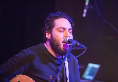 26 Ocak 2019 - Asti (İtalya): Diavolo Rosso Asti (İtalya içinde Amandla ücretsiz konser canlı oynamaktadır pop grubu)