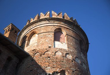 Yuvarlak kule, yakın çekim.