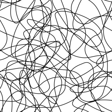 Dikişsiz soyut desen ile girdap tutamaçlarından satırları