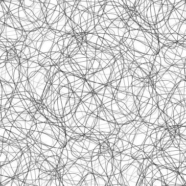 Dikişsiz soyut desen ile girdap tutamaçlarından satırları