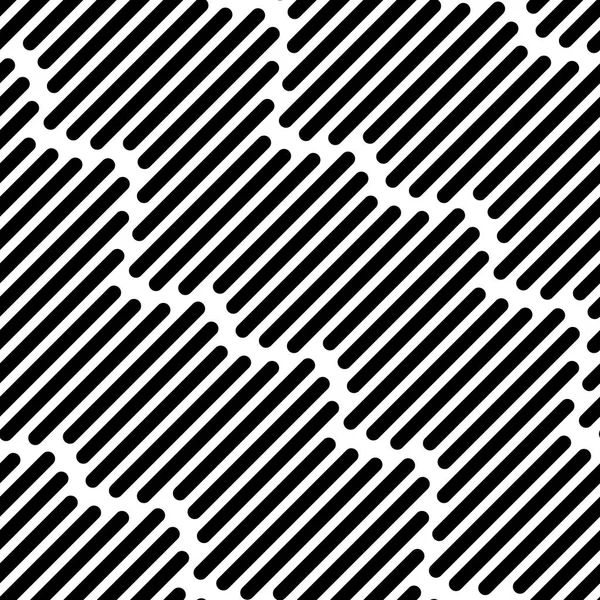 Безшовний Абстрактний Візерунок Чорними Лініями Білому — стоковий вектор