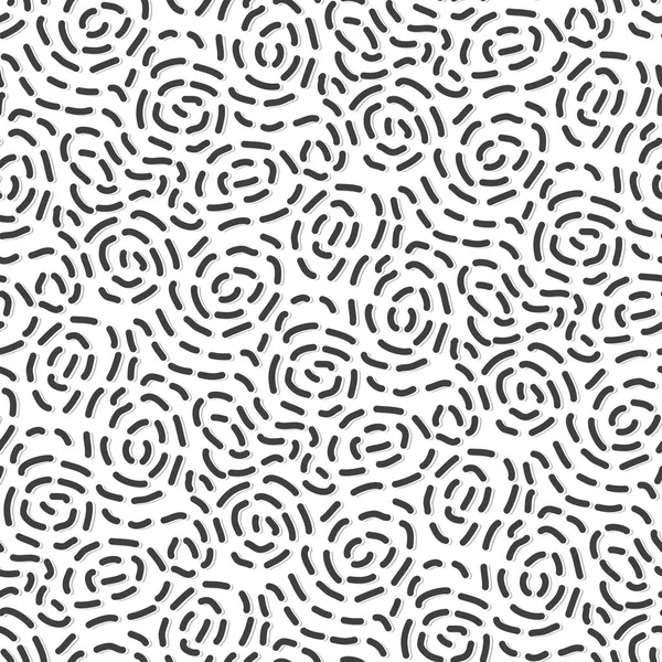Seamless Abstract Pattern Swirl Uncolored Lines — Stock Vector