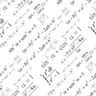 sorunsuz bir şekilde beyaz duvar kağıdı matematik vektör
