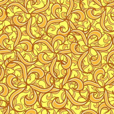 Dikişsiz altın tasarlamak vektör desen