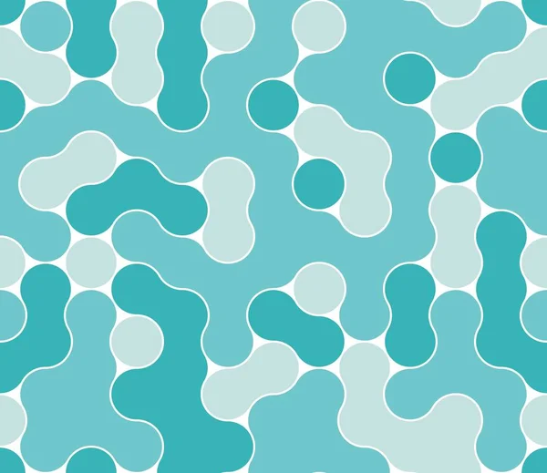 Seamless Blue Textile Vector Pattern — Stock Vector