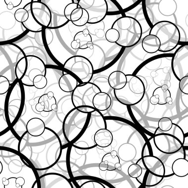 Retro siyah kesintisiz daire arka plan