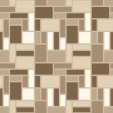 kahverengi kiremit - Dikişsiz vektör desen