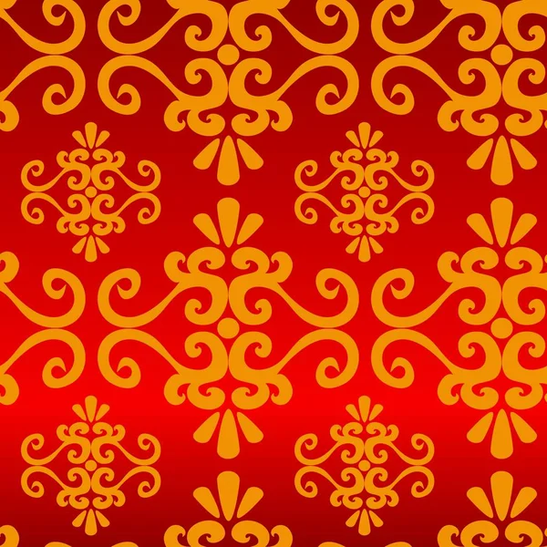 Patrón de ornamento sin costuras — Vector de stock