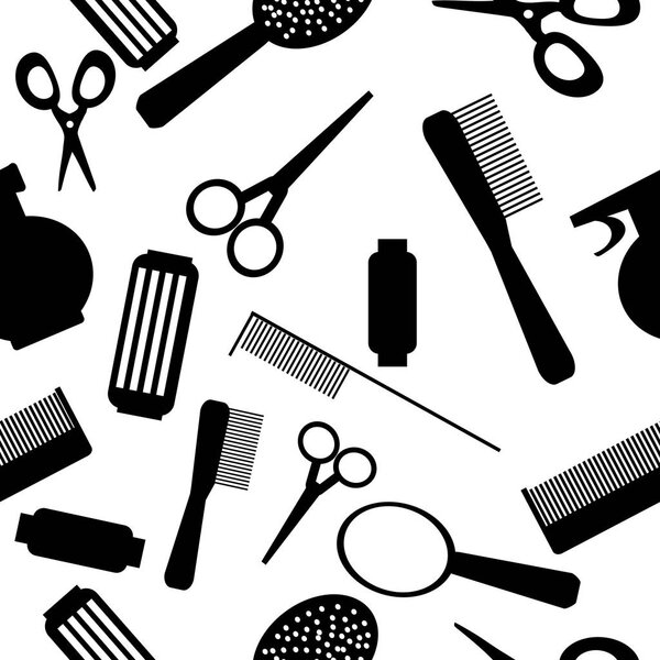 Seamless salon pattern