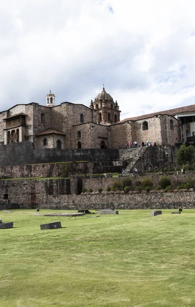 Cusco Perú Junio 2015 Chuch Santo Domingo Inca Qorikancha Temple — Foto de Stock