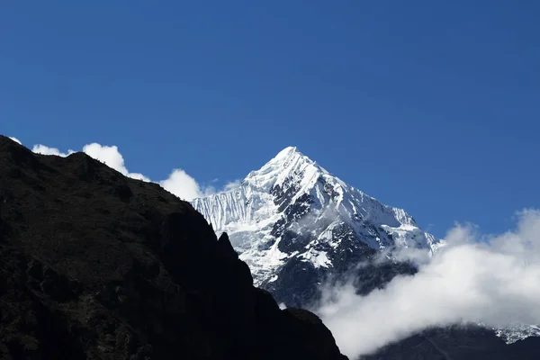 Kilátás-ból felmászik Veronica-ból Machu Picchu nyom Peru déli Americ — Stock Fotó