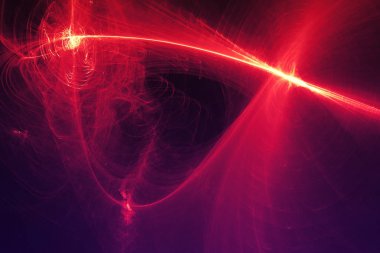 Mor Çizgiler ile Koyu Arka Plan Üzerine Soyut Desenler Eğrileri Pa