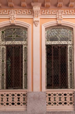 Havana, Küba - 11 Şubat 2018: Eski Havana Cityscape