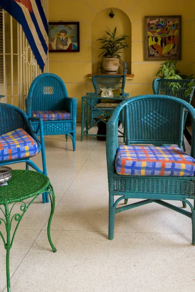 古巴哈瓦那 2018年2月10日 哈瓦那殖民风格的内部 — 图库照片