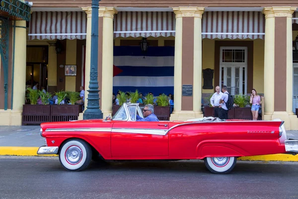 Havana Cuba 2018 Vintage Classic American Car Restored Condition Provide — Stock Photo, Image