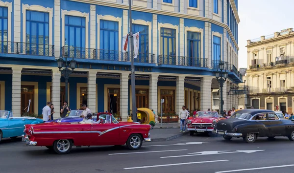 Avana Cuba 2018 Auto Epoca Classiche Americane Condizioni Restaurate Fornire — Foto Stock