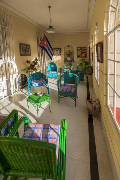 ハバナ キューバ 2018 ハバナのコロニアル スタイルのインテリア — ストック写真