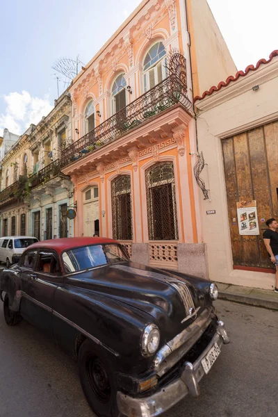 Havana Cuba 2018 Carros Americanos Clássicos Vintage Condições Restauradas Fornecer — Fotografia de Stock