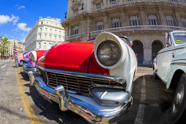 Havane Cuba 2018 Vintage Voitures Classiques Américaines État Restauré Assurer — Photo