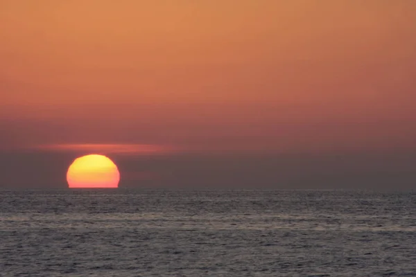 Západ Slunce Nad Oceánem — Stock fotografie