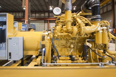 Calgary-Haziran 10: doğal gaz kompresör petrol Calgary Show'da - nerede tüm önde gelen teknoloji üstünde göstermek için Uluslararası Sergi üstünde Haziran 10, 2007 Calgary, Canada